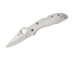 Spyderco Delica 4 Stainless PlainEdge Çakı
