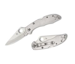 Spyderco Delica 4 Stainless PlainEdge Çakı