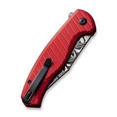 Civivi Stormhowl Aluminum Milled Red Damascus Çakı