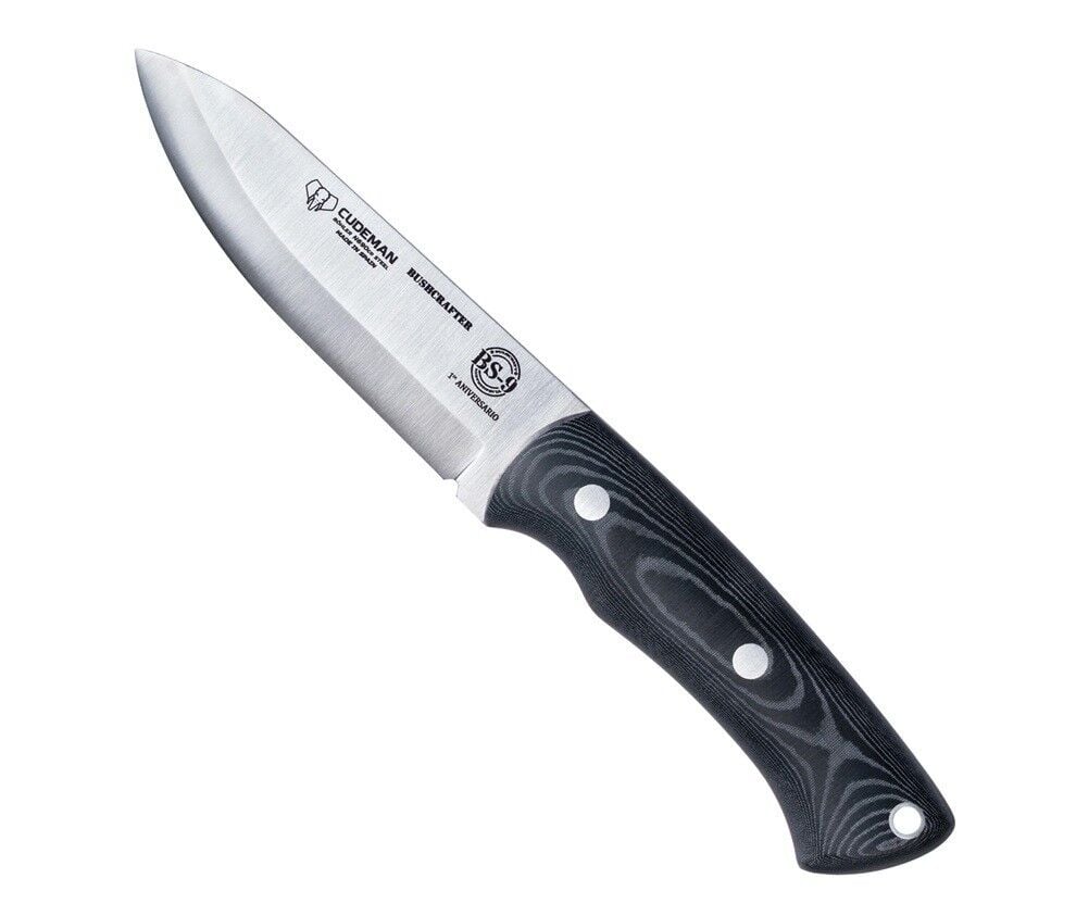 Cudeman 206-MC Bushcrafter Black Micarta Saplı Hayatta Kalma Kitli Deri Kılıflı Bıçak