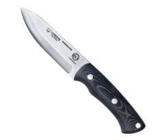 Cudeman 206-MC Bushcrafter Black Micarta Saplı Hayatta Kalma Kitli Deri Kılıflı Bıçak