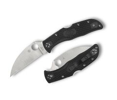 Spyderco Endela Black Lightweight WHARNCLIFFE PlainEdge Çakı