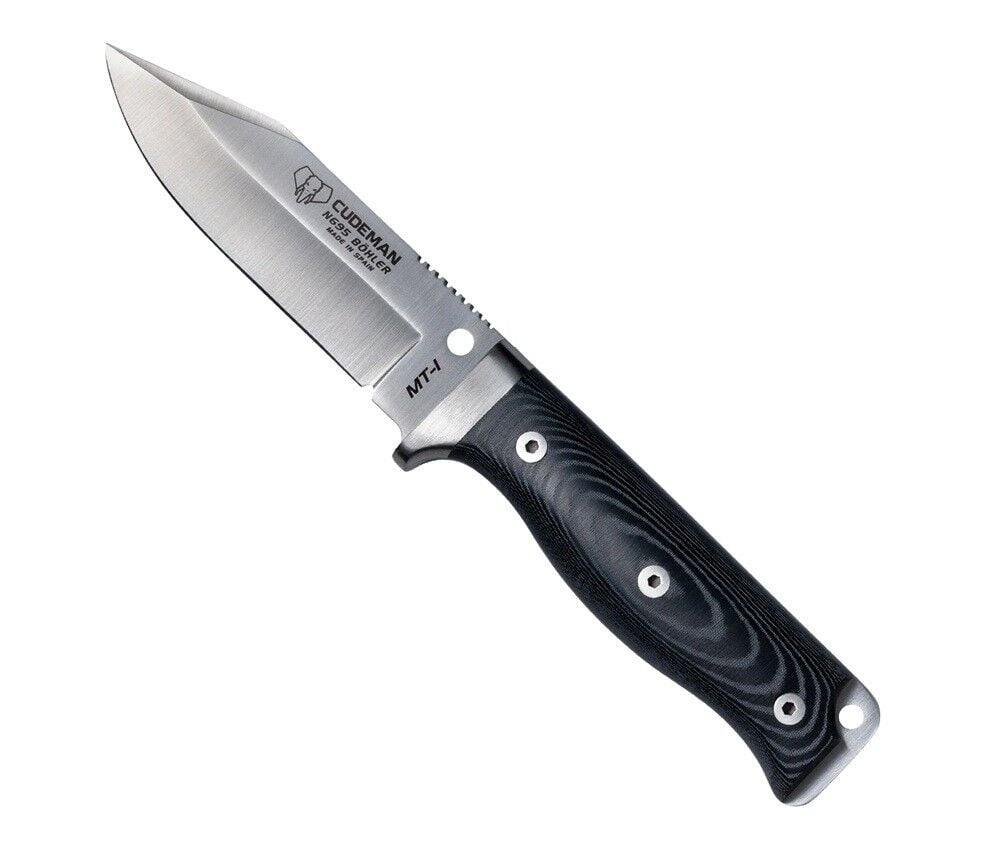 Cudeman 295-M MT-1 Black Micarta Saplı Deri Kılıflı Bıçak