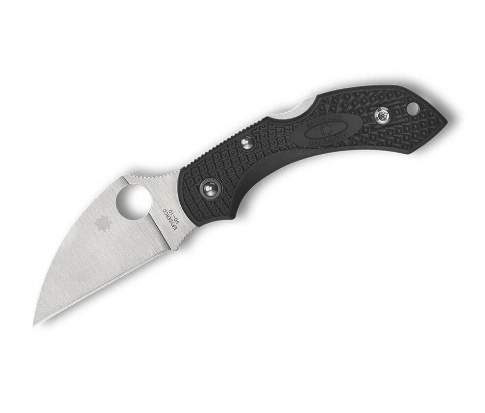 Spyderco Dragonfly 2 Black Lightweight Wharncliffe PlainEdge Çakı