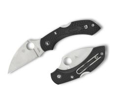 Spyderco Dragonfly 2 Black Lightweight Wharncliffe PlainEdge Çakı