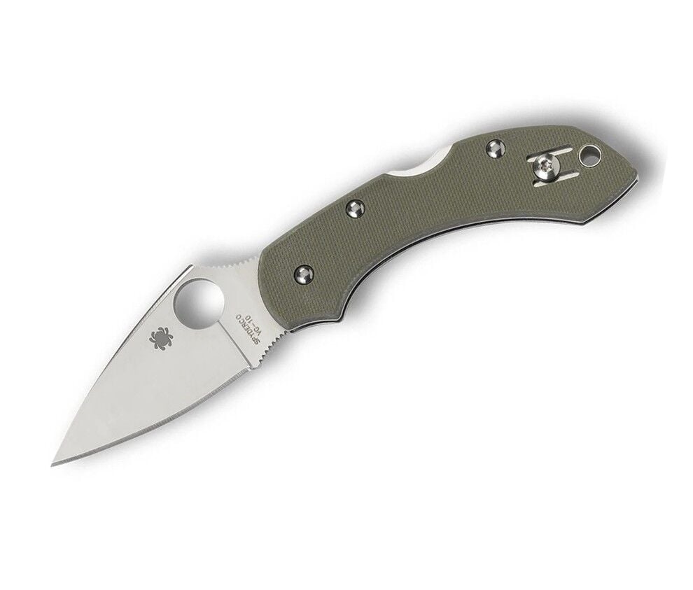 Spyderco Dragonfly Foliage Green G-10 PlainEdge Çakı