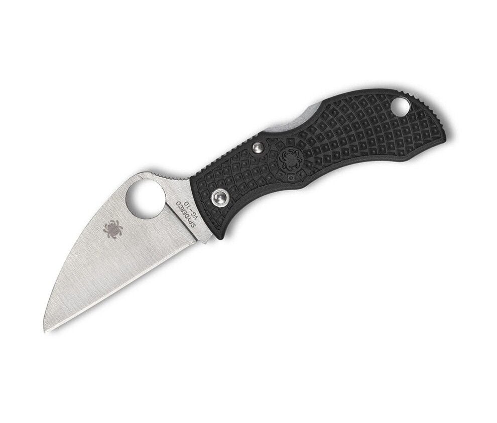 Spyderco Manbug Black Lightweight Wharncliffe PlainEdge Çakı
