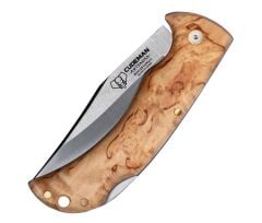 Cudeman 326-DF Artemisa Curly Birch Huş Ağacı Saplı Deri Kılıflı Çakı