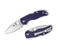 Spyderco Native 5 Dark Blue G-10 CPM S110V PlainEdge Çakı
