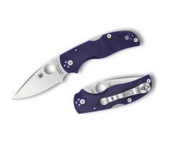 Spyderco Native 5 Dark Blue G-10 CPM S110V PlainEdge Çakı