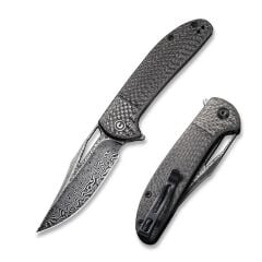 Civivi Ortis Damascus Carbon Çakı