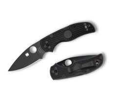 Spyderco Native 5 Black Lightweight Black Blade PlainEdge Çakı