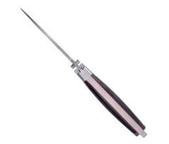 Cudeman 328-MF MT-6 Black Micarta Saplı Deri Kılıflı Çakı