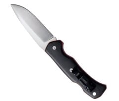 Cudeman 337-GNF Mini Ranger Black G10 Saplı Klipsli ve Deri Kılıflı Çakı