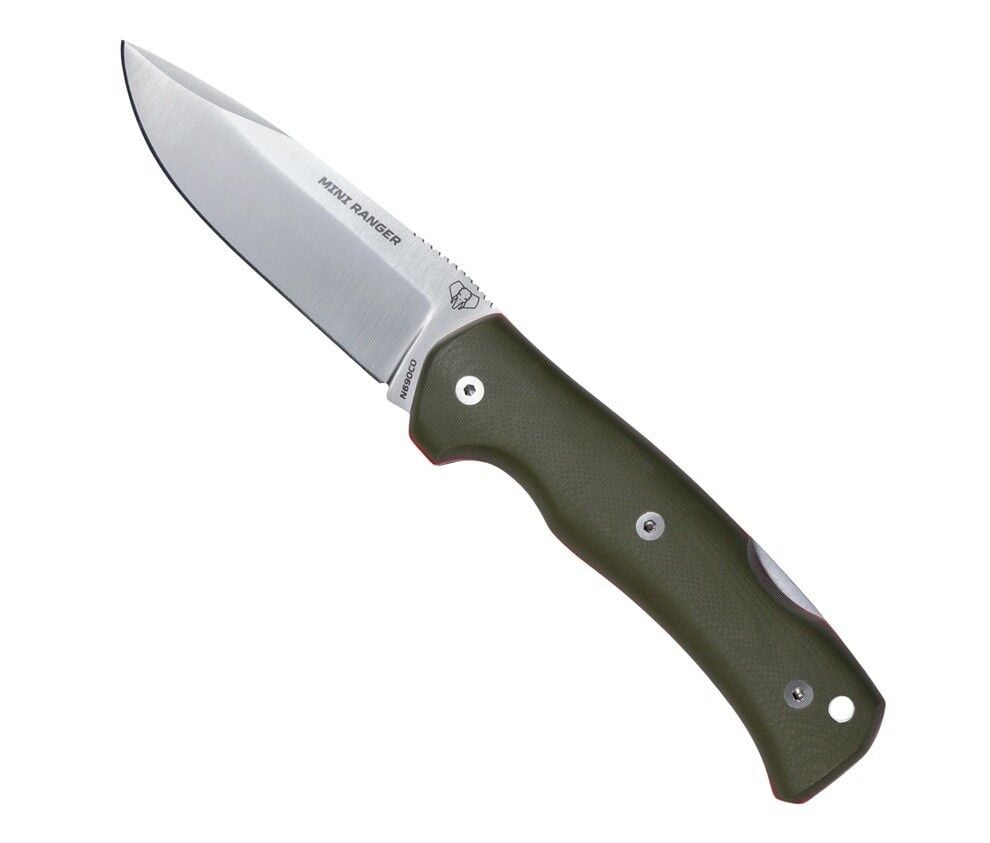 Cudeman 337-GV Mini Ranger Green G10 Saplı Klipsli Çakı