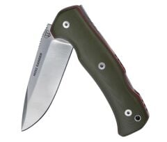 Cudeman 337-GV Mini Ranger Green G10 Saplı Klipsli Çakı