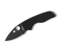 Spyderco Lil Black G10 Black Blade PlainEdge Çakı