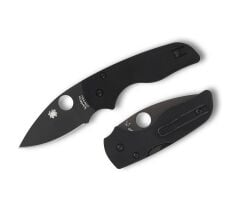 Spyderco Lil Black G10 Black Blade PlainEdge Çakı