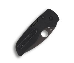 Spyderco Lil Black G10 Black Blade PlainEdge Çakı