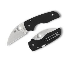 Spyderco Lil Native Black G-10 Wharncliffe S30V PlainEdge Çakı