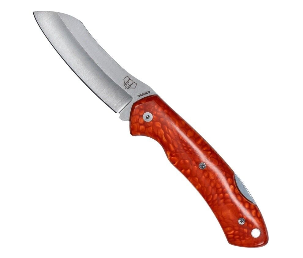 Cudeman 346-JRF Tundra Red Juma Deri Kılıflı Çakı