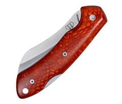 Cudeman 346-JRF Tundra Red Juma Deri Kılıflı Çakı