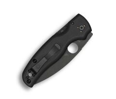 Spyderco Shaman Black G-10 Black Blade PlainEdge Çakı