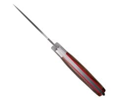 Cudeman 384-GF MT-4 Satin Walnut Ceviz Ağacı Saplı Deri Kılıflı Çakı