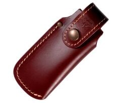 Cudeman 384-GF MT-4 Satin Walnut Ceviz Ağacı Saplı Deri Kılıflı Çakı