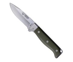 Cudeman 384-GVF MT-4 Green G10 Deri Kılıflı Çakı