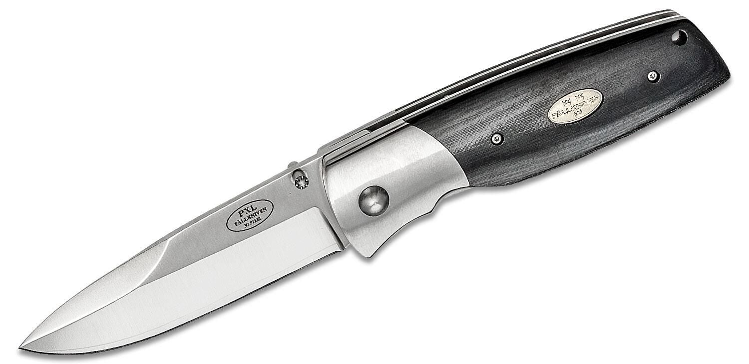 Fallkniven PXLbm PXL Magnum Folder, Black Micarta Çakı