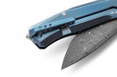 Lionsteel Myto Damascus Blue Çakı