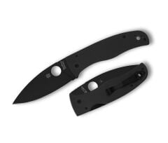 Spyderco Bodacıous Black G-10 Black Blade PlainEdge Çakı