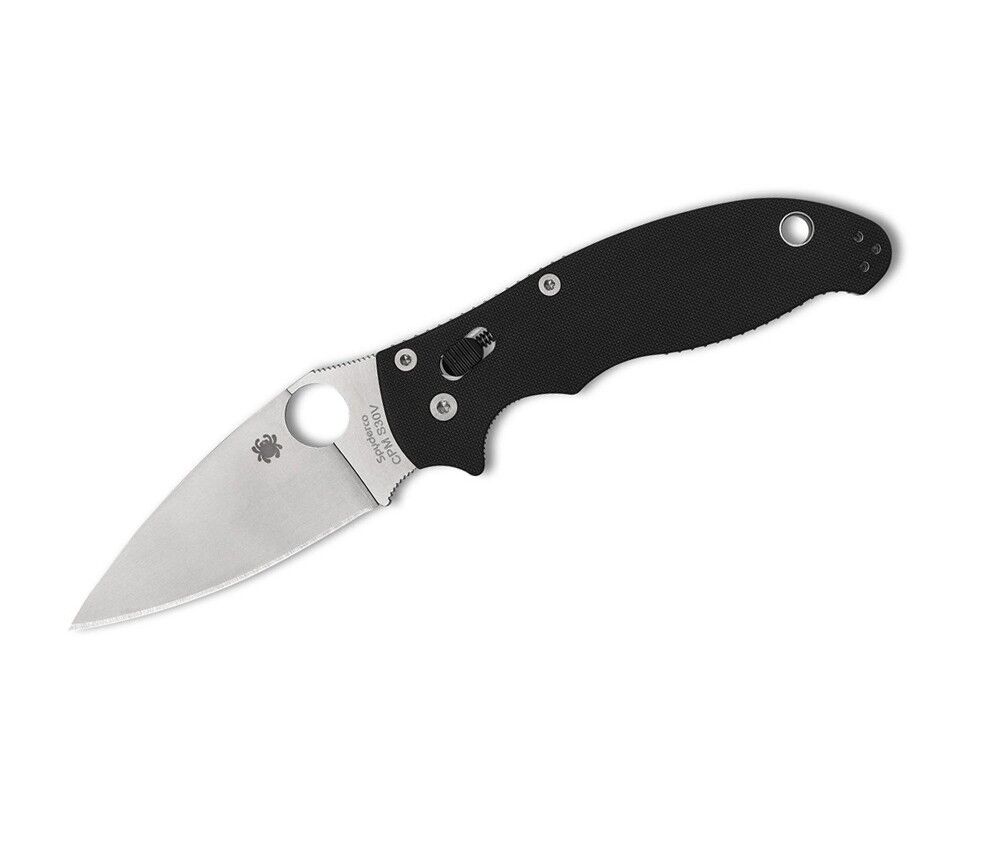 Spyderco Manix 2 Black G-10 PlainEdge Çakı