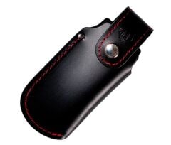 Cudeman 384-MF MT-4 Black Micarta Saplı Deri Kılıflı Çakı