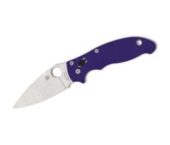 Spyderco Manix 2 Dark Blue G-10 CPM S110V PlainEdge Çakı