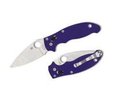 Spyderco Manix 2 Dark Blue G-10 CPM S110V PlainEdge Çakı
