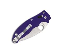 Spyderco Manix 2 Dark Blue G-10 CPM S110V PlainEdge Çakı