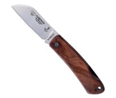 Cudeman 386-GF La Marinera Polished Waltun Ceviz Saplı Deri Kılıflı Çakı
