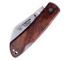Cudeman 386-GF La Marinera Polished Waltun Ceviz Saplı Deri Kılıflı Çakı