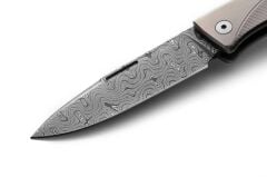 Lionsteel Thrill Damascus Grey Titanium Çakı