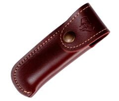 Cudeman 409-LF Vendetta Natural Olive Wood With Bolster Zeytin Saplı Deri Kılıflı Çakı