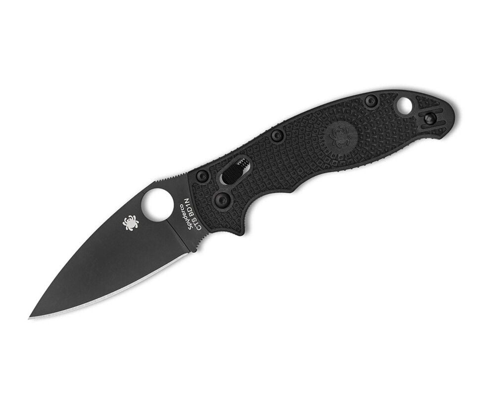 Spyderco Manix 2 Black Lightweight Black Blade PlainEdge Çakı