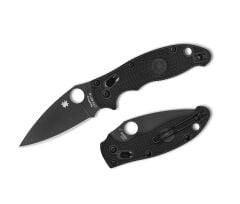 Spyderco Manix 2 Black Lightweight Black Blade PlainEdge Çakı
