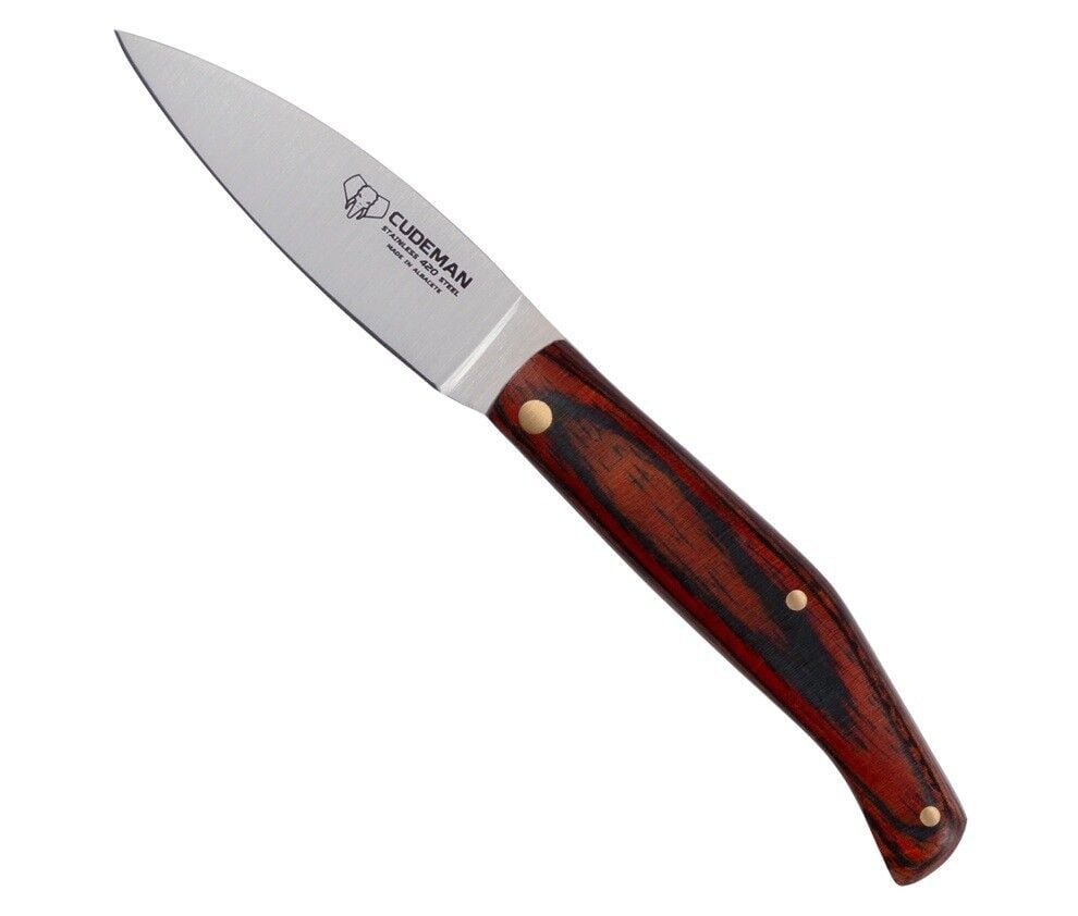 Cudeman 445-RF Catalana M Red Stamina Deri Kılıflı Çakı
