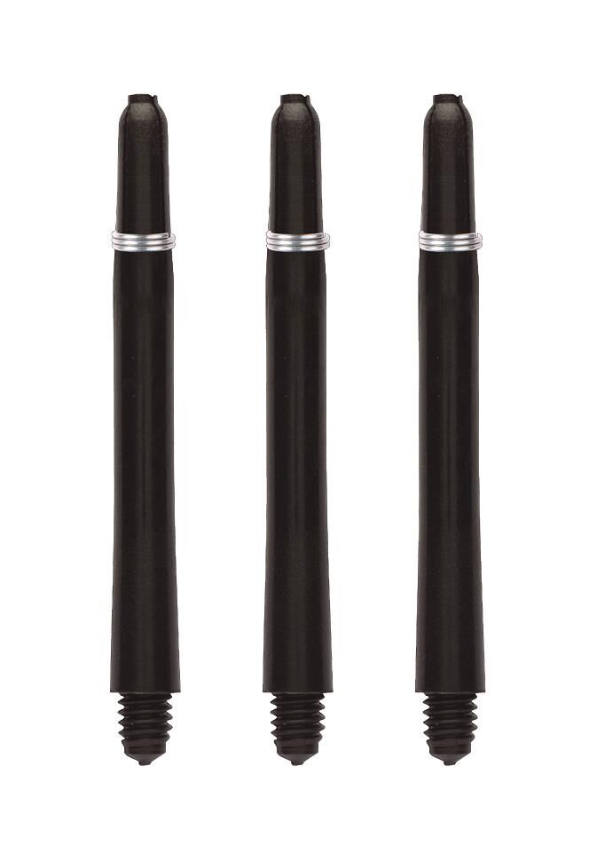 Winmau Nylon Dart Shafts with Spring Siyah - Long