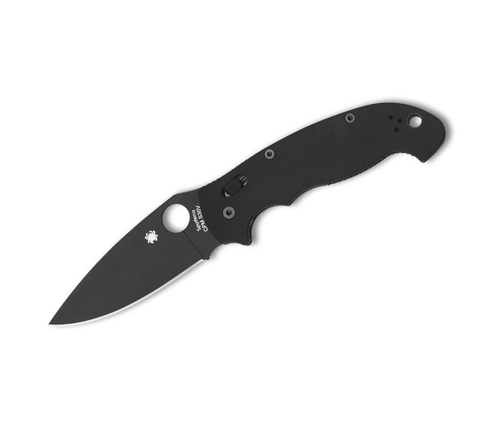 Spyderco Manix 2 XL Black G10 Black Blade PlainEdge Çakı