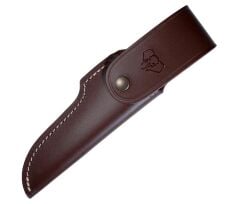 Cudeman 254-C Akeley Deer Antler Geyik Boynuzu Saplı Deri Kılıflı Bıçak