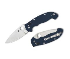 Spyderco Manix 2 XL Cobalt Blue G10 CPM SPY27 PlainEdge Çakı
