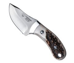 Cudeman 288-C Deer Antler Geyik Boynuzu Saplı Deri Kılıflı Bıçak